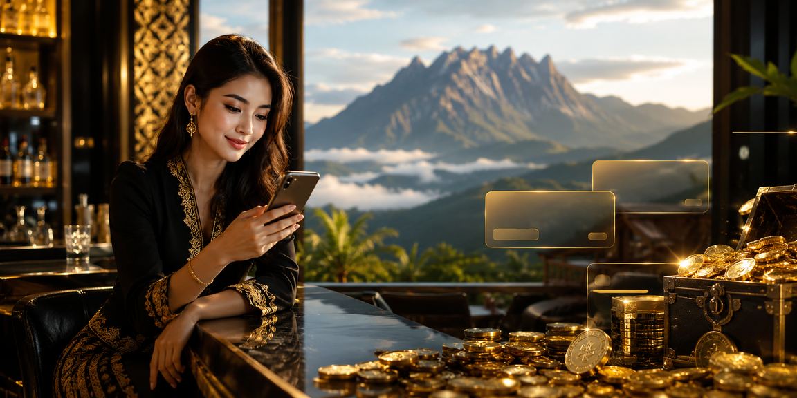 Pengguna v15 dari Sabah bermain baccarat dalam talian melalui telefon pintar